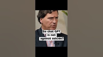 Tucker Carlson asks Sam Altman a terrifying question about GPT 🤯