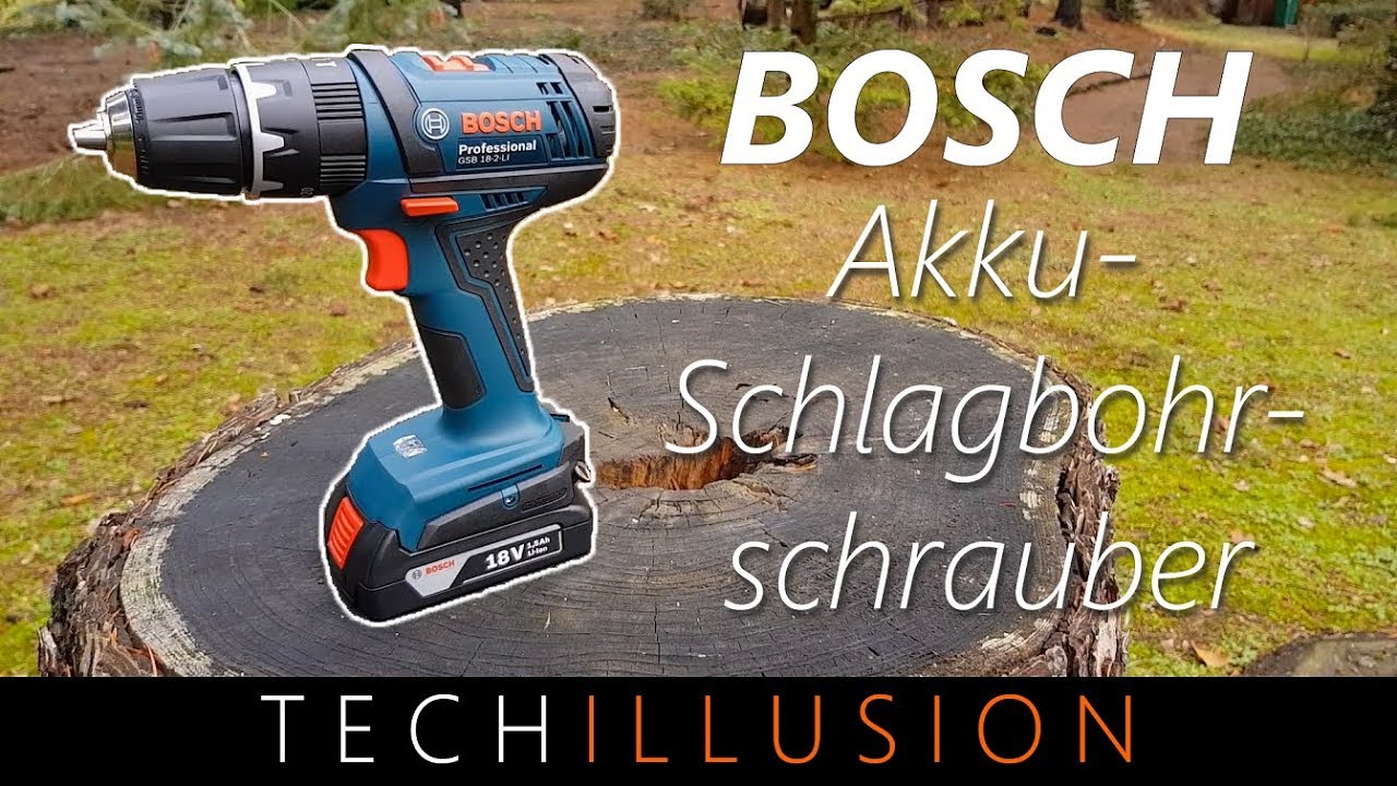  Update 🛠BOSCH Professional Akku Schlagbohrschrauber im Test - Bosch GSB 18-2-LI - Review \u0026 Test