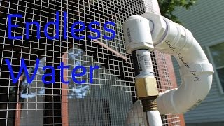 chicken watering system coop chickens vacation backyard own
