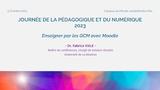 Journée De La Pédagogique Et Du Numérique - Édition 2023 Dr Fabrice Viale