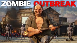 CRACKHEAD STARTS ZOMBIE APOCALYPSE (RED DEAD RP) screenshot 5