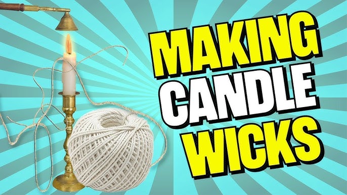 How to make candle wicks - Candle Making (Making Candle Wicks) 