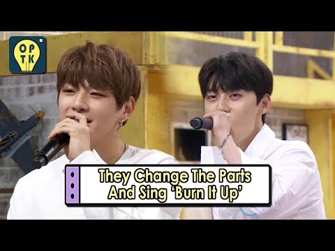 [Oppa Thinking - Wanna One] They Change The Parts And Sing 'Burn It Up' 20170911