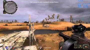 S.T.A.L.K.E.R Call of Pripyat Stashes Jupiter part 2 - near Substation,Cement factory