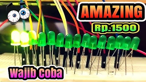 Led Berjalan | Cara Bikin Lampu Led Berjalan | running led tutorial