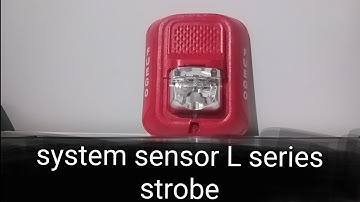 System sensor L series strobe