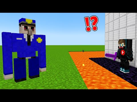 ماين كرافت حماية البيت من الشرطي السمين