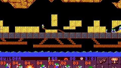 DOS Lemmings 2: The Tribes Classic 3 LEMTRIS