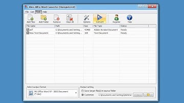 Abex All to Word Converter video tutorial