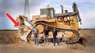 CAT D11R Dozers at Work - Deep Ripping with Fowler Brothers Farming!