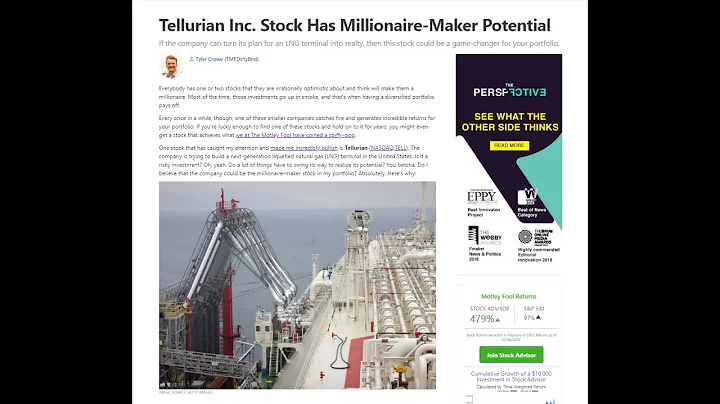 TELLURIAN IS A MILLIONAIRE MAKER STOCK (2020)