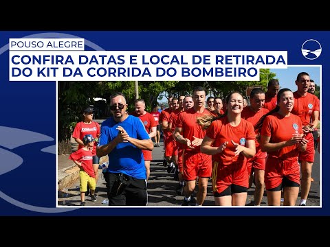 Confira datas e local de retirada do kit da Corrida do Bombeiro em Pouso Alegre