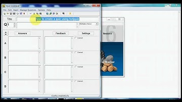 how to create a free quiz using hot potatoes (free software)