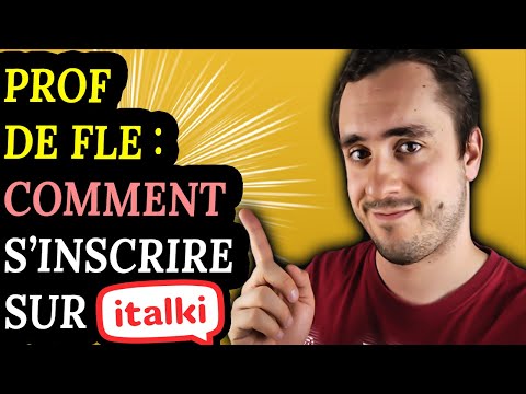Prof de FLE : Comment s'inscrire sur iTalki ?