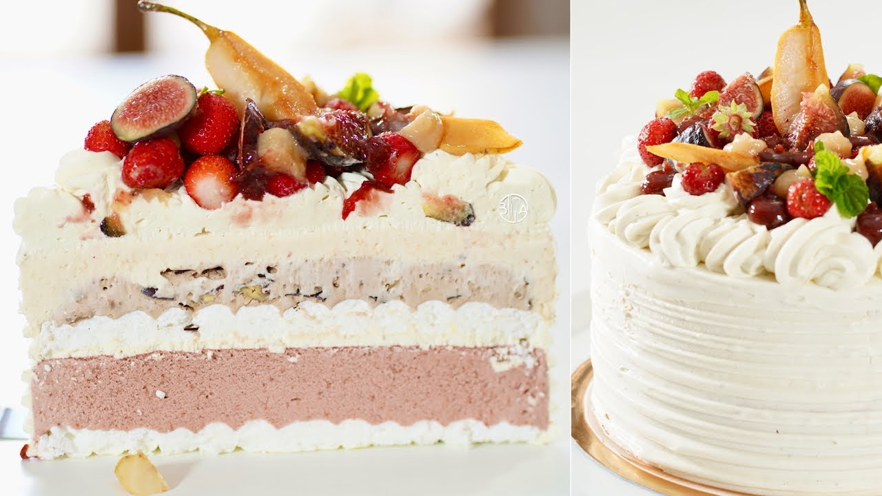 Fig and Pear Vacherin Ice Cream Cake – Bruno Albouze