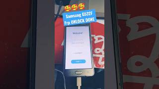 Samsung G532F FRP UNLOCK DONE  #viral #ytshorts #viralvideo #subscribe #islamicvideo #frpbypass2023