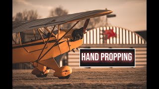 How To: Hand Propping an Airplane (1941 Piper J3 Cub)