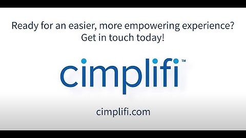 Cimplifi Introduction Video