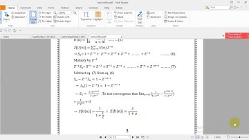 Video Z transform part 1