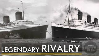 How Queen Mary Beat France's Superliner Normandie - The Epic True Story