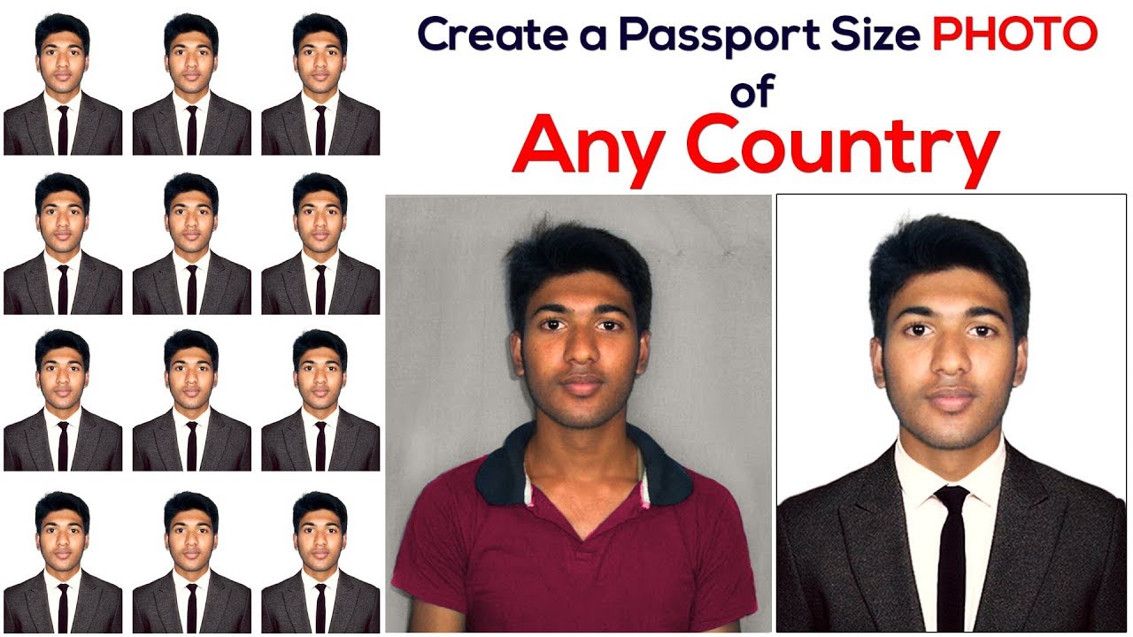 Passport Size Photo With Coat