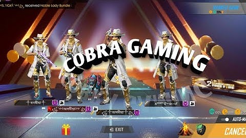 FREE FIRE COBRA GAMING INTRO