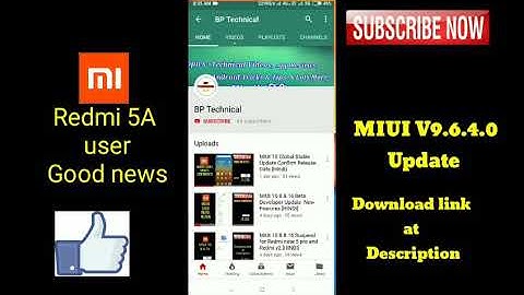 😍😍Redmi 5A new MIUI V9.6.4.0 NCKMIFD ||Stable Update|| in [Hindi]🔥🔥