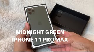 MIDNIGHT GREEN IPHONE 11 PRO MAX | UNBOXING