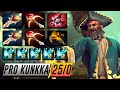 TOP KUNKKA 25/0 - Dota 2 Pro Gameplay [Watch & Learn]