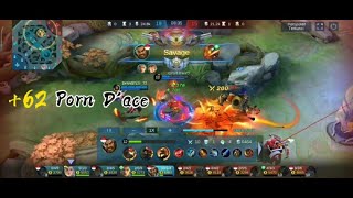 SAVAGE!! HyperCarry Roger Ngeri Boss || Top Global Beban Keluarga