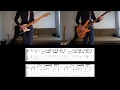 Red Hot Chili Peppers - Naked In The Rain Guitar and Bass cover with tabs