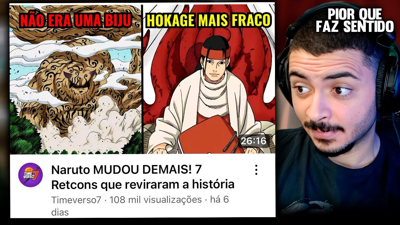 KAMUZ REAGE: Naruto MUDOU DEMAIS! 7 Retcons que reviraram a história