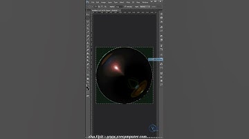 3d shining Ball effect | how to make a glossy ball effect in #photoshop #shorts #viral #shortvideo