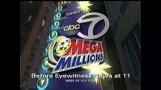 WABC (ABC) Mega Millions Drawing Promo 2002