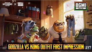 Buddy Godzilla  Buddy Kong Outfits First Look  PUBGM | BGMI