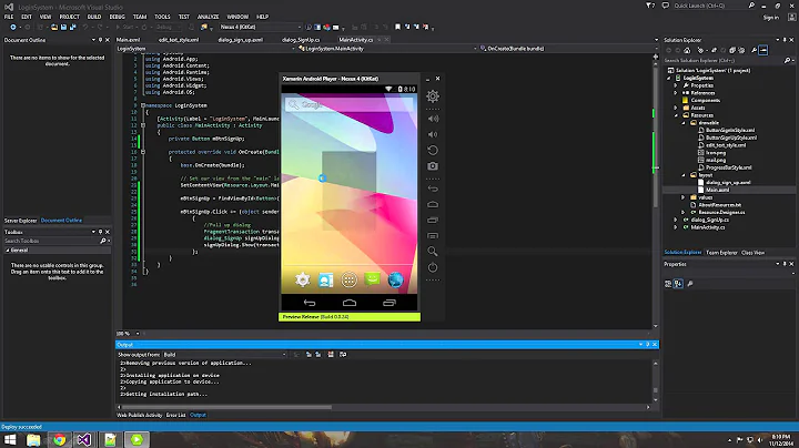 Xamarin Android Tutorial   8   Creating a Dialog Fragment