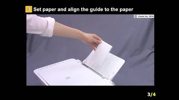 PIXMA MG2922: Setting the paper