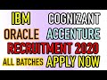 Latest Jobs Updates 2020 | Cognizant Recruitment 2021 | #WorkfromHomeJobs | Accenture recruitment