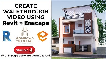 Create Exterior House Design Walkthrough using Revit + Enscape