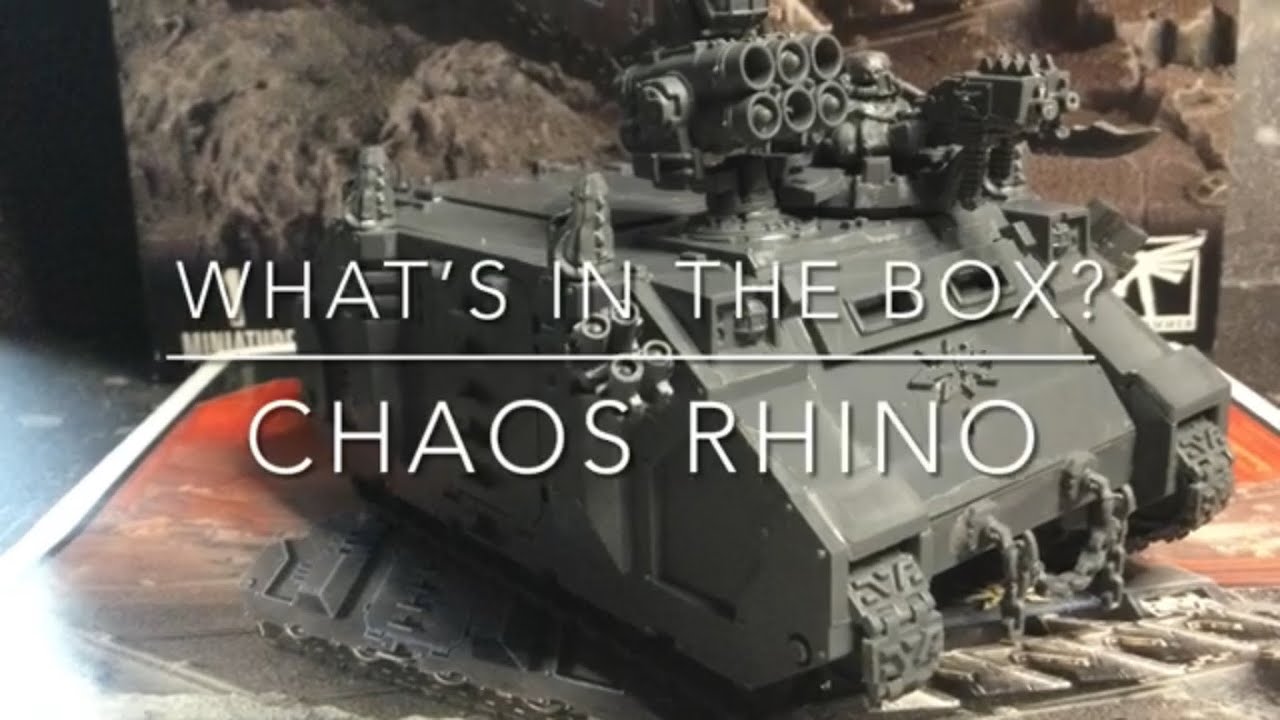 What’s in the box? - Chaos Space Marine Rhino