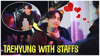 BTS V - Taehyung With Staffs Moments by ONLY LUV KPOP 65,123 views 1 month ago 10 minutes, 18 seconds