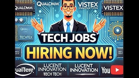 "Qualcomm, Vistex, Lucent Innovation & HCL Tech are Hiring | Latest Job Updates #job  #placement