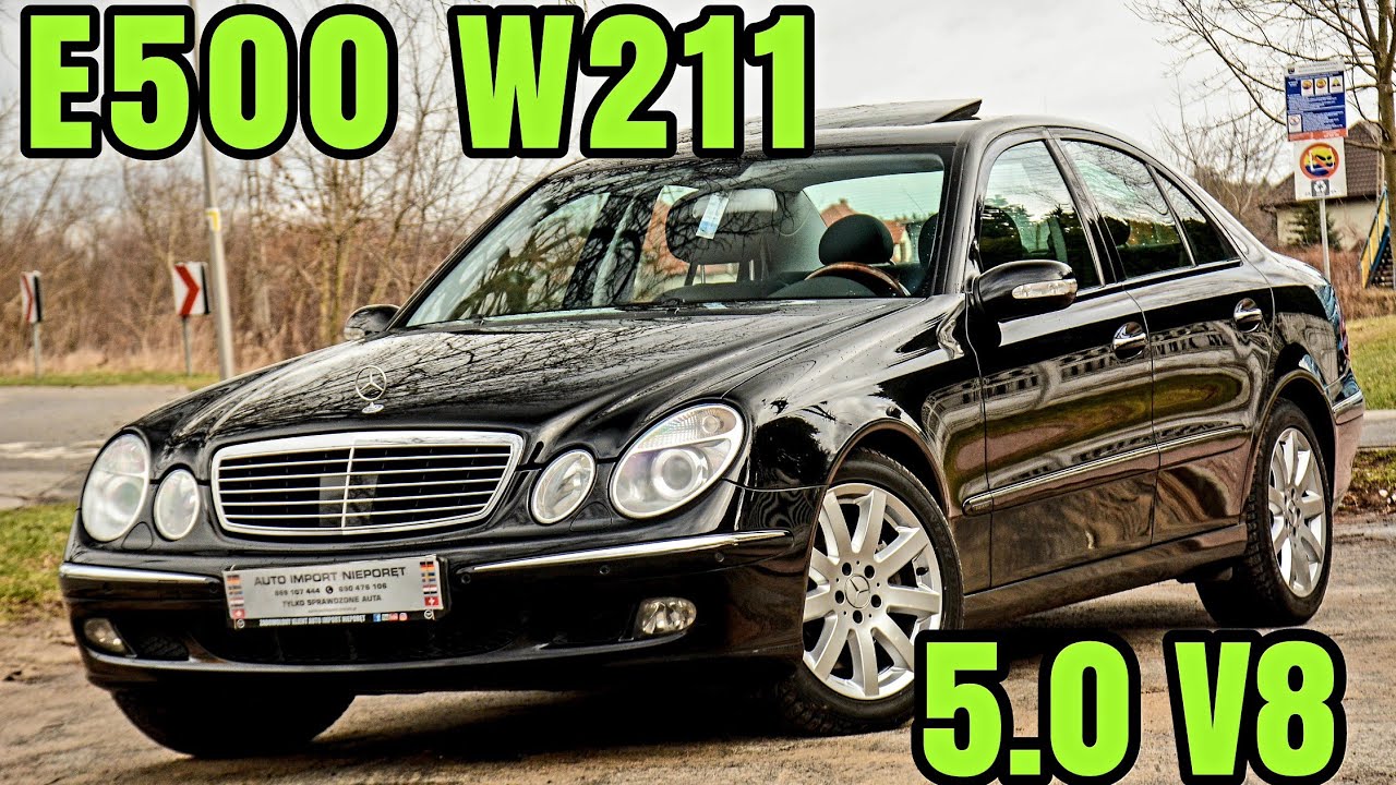 MERCEDES E500‼️ W211 ✓ 5.0 V8 ✓ 306KM ✓ ELEGANCE ✓ Auto Import Nieporęt ✓ 