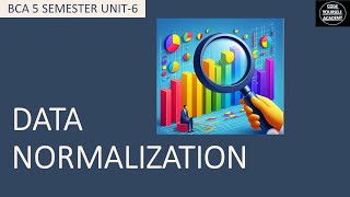 UNIT 6 DATA NORMALIZATION | INTRODUCTION TO DBMS BCA 6 SEMESTER CODEYOURSELF ACADEMY(CYA)