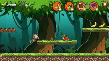 Banana island - Banana monkey run - monkey world Gameplay Video Android/iOS