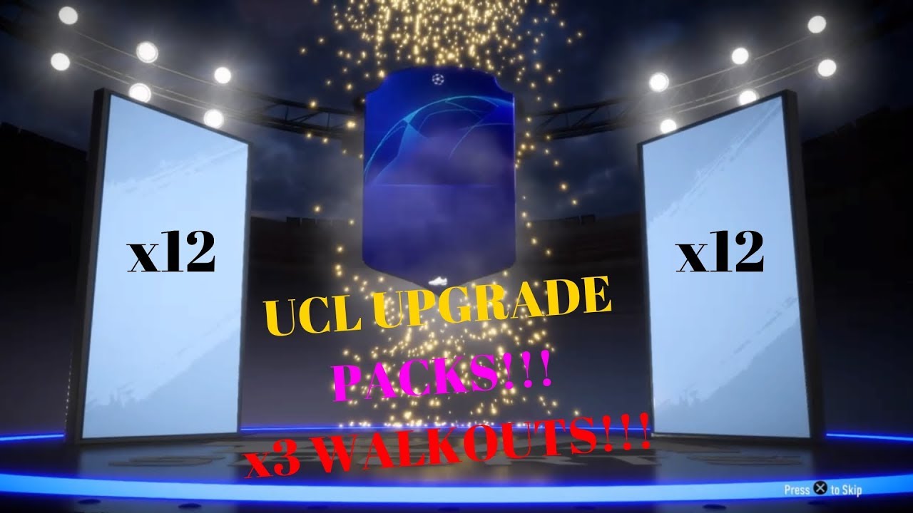 x12 UCL UPGRADE PACKS!!! x3 WALKOUTS!!! FIFA 19 ULTIMATE TEAM!!!