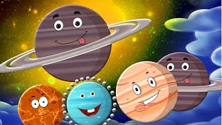 Pianeta canzone | Video di educazione | Imparare pianeta | Solar System For Toddlers | Planets Songs