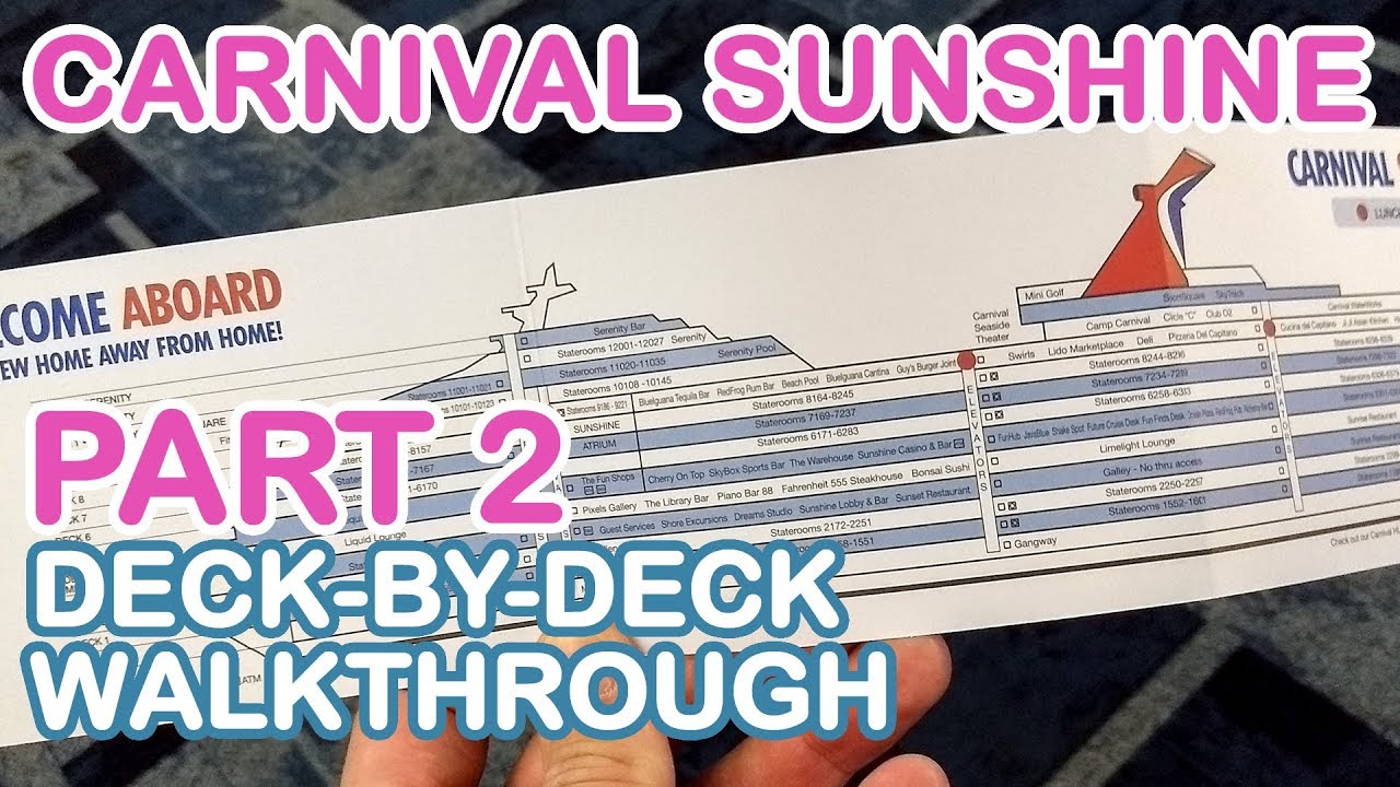 carnival sunshine cruise menu 2023
