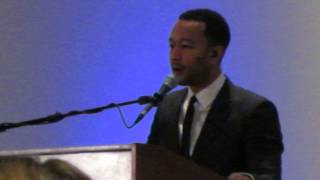 John Legend at USF Lecture Series 2013, speech about education