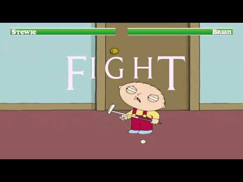 Stewie Vs Brian With Healthbars